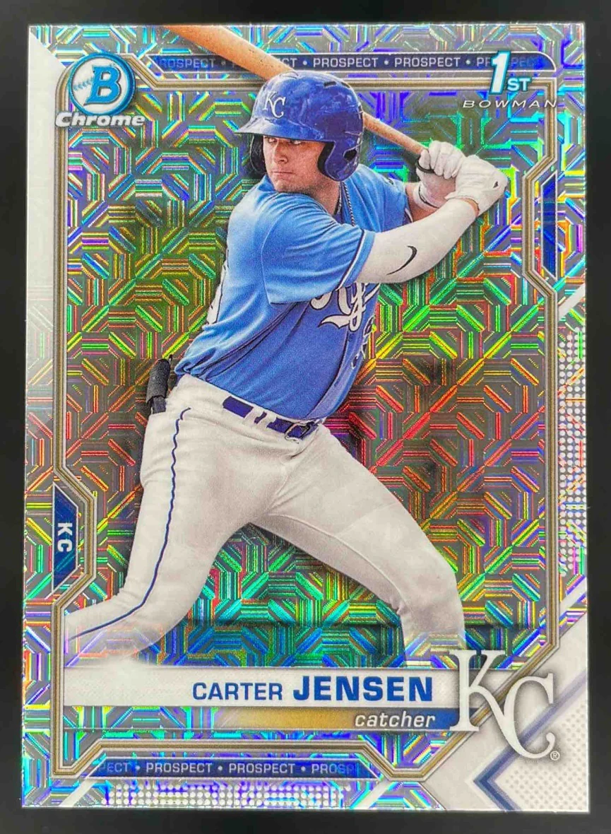 2021 Bowman Draft Chrome Mega Box #BDC-106 Carter Jensen RC