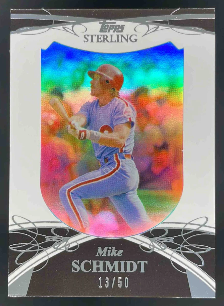 2010 Topps Sterling White #20 Mike Schmidt /50