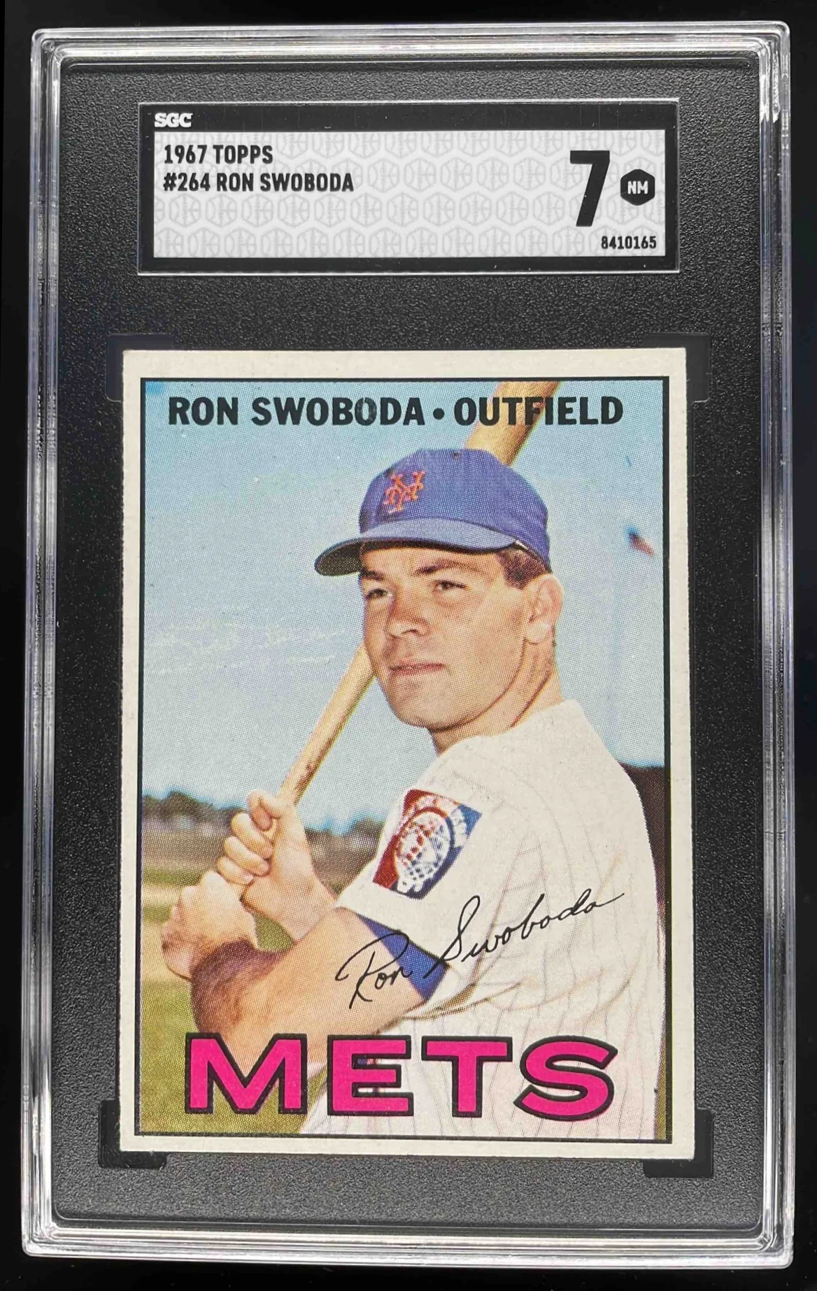 1967 Topps #264 Ron Swoboda SGC 7