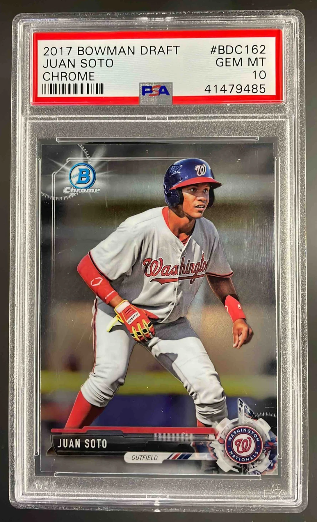 2017 Bowman Draft Chrome #BDC-162 Juan Soto PSA 10