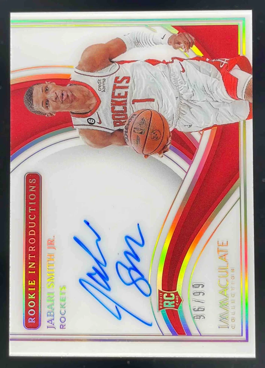2022-23 Immaculate Collection Rookie Introductions Jabari Smith Jr. RC Auto /99