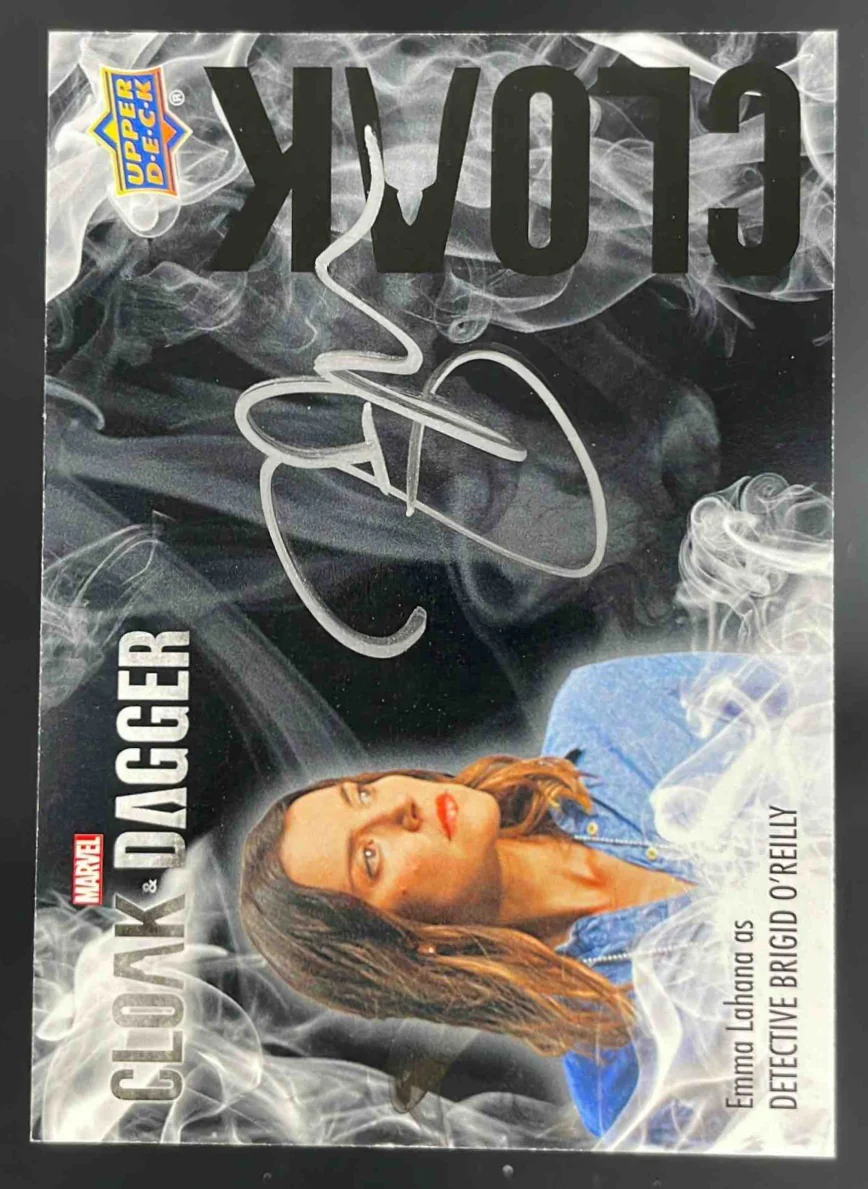 2021 Upper Deck Cloak and Dagger Cloak Autographs #C-EL Emma Lahana Auto