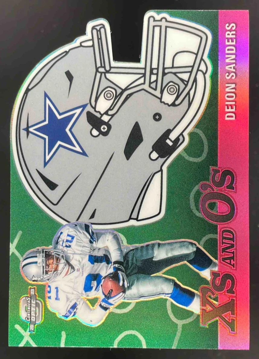 2023 Panini Contenders Optic X's and O's Pink #XO-44 Deion Sanders /75