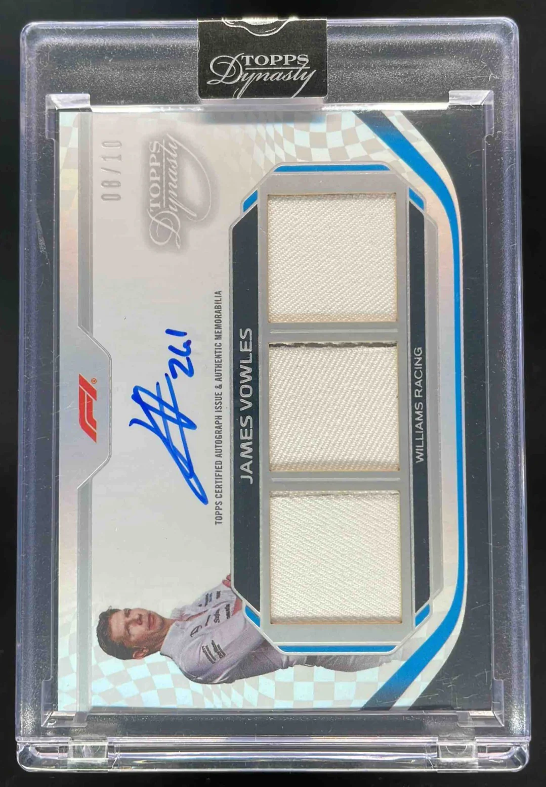 2024 Topps Dynasty Formula 1 Single Driver Triple Relic Auto James Vowles /10