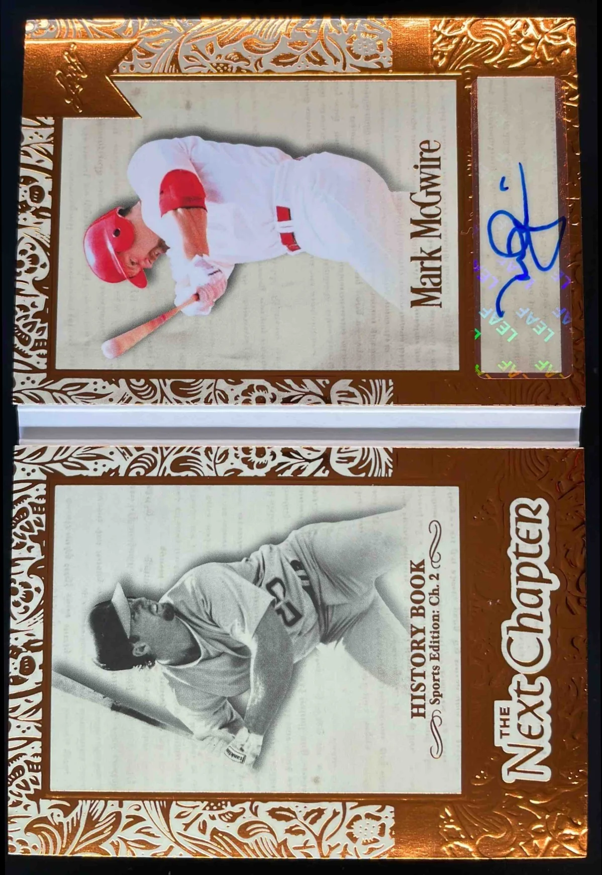 2025 Leaf History The Next Chapter Autograph Bronze Foil Mark McGwire Auto /15