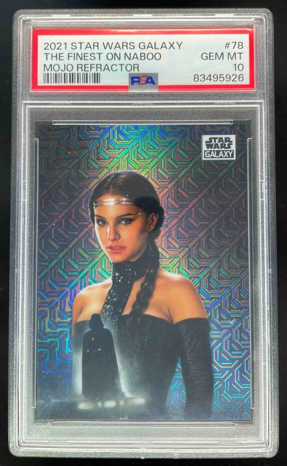 2021 Topps Chrome Star Wars Galaxy Mojo #78 The Finest on Naboo /50 PSA 10