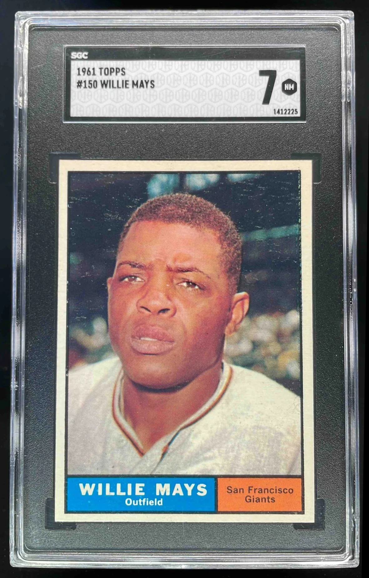 1961 Topps #150 Willie Mays SGC 7
