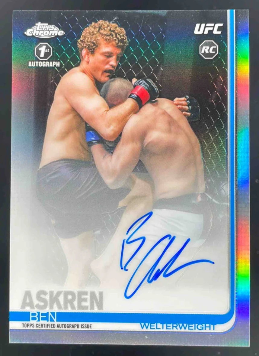 2019 Topps Chrome UFC Autographs #FA-BA Ben Askren Auto