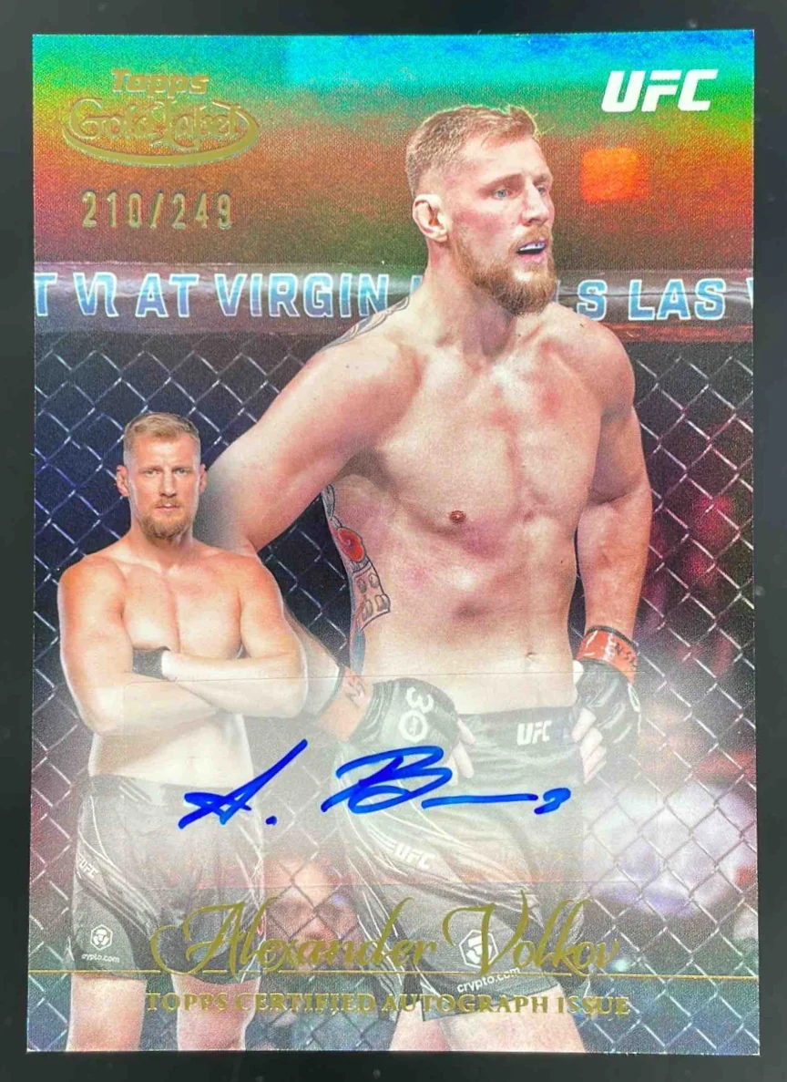 2024 Topps Gold Label UFC Gold Label Autographs #AVO Alexander Volkov Auto /249