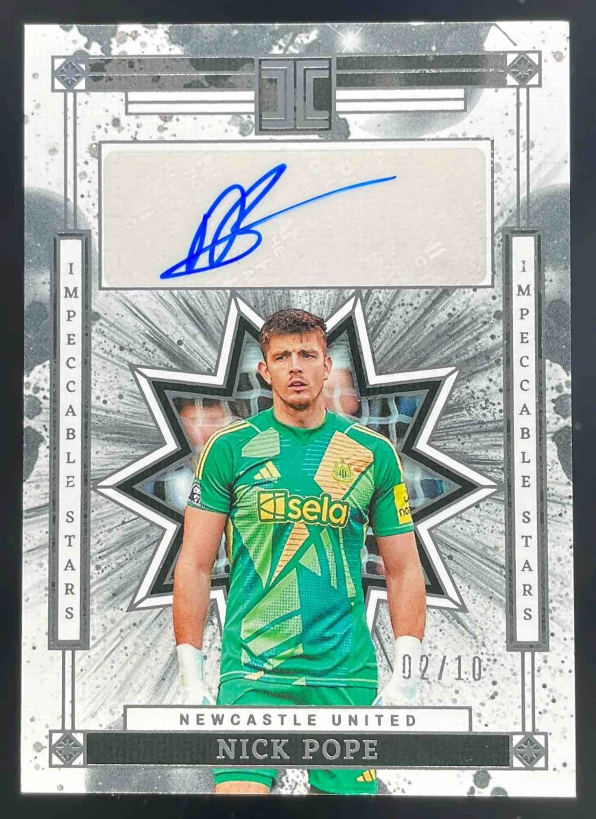 2020-21 Impeccable Premier League Stars Gold #IS-NP Nick Pope Autograph Auto /10