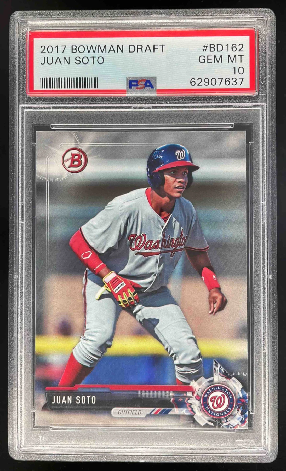 2017 Bowman Draft #BD-162 Juan Soto PSA 10