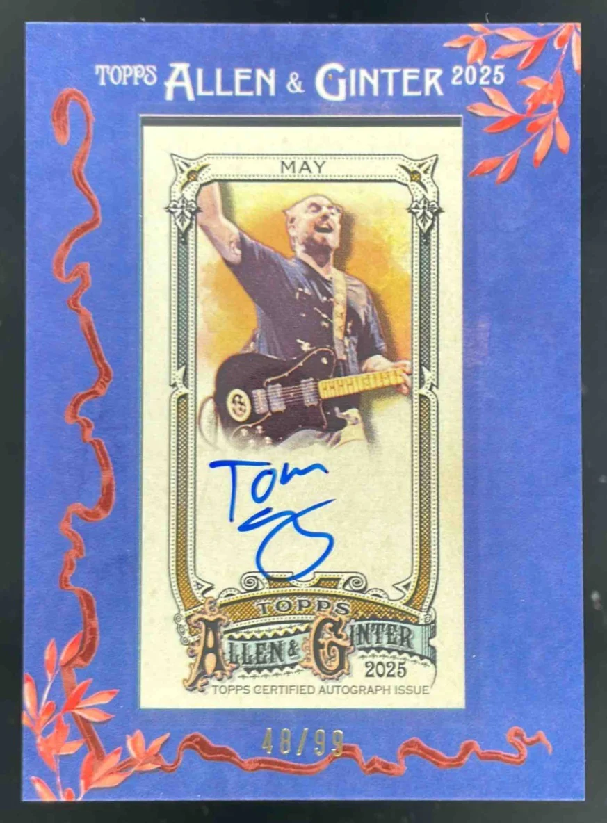 2025 Topps Allen & Ginter Framed Mini Blue Frame #MA-TMA Tom May Auto /99
