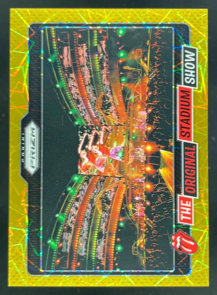 2025 Panini Prizm The Rolling Stones Stadium Show Gold #1 Fenway Park /10