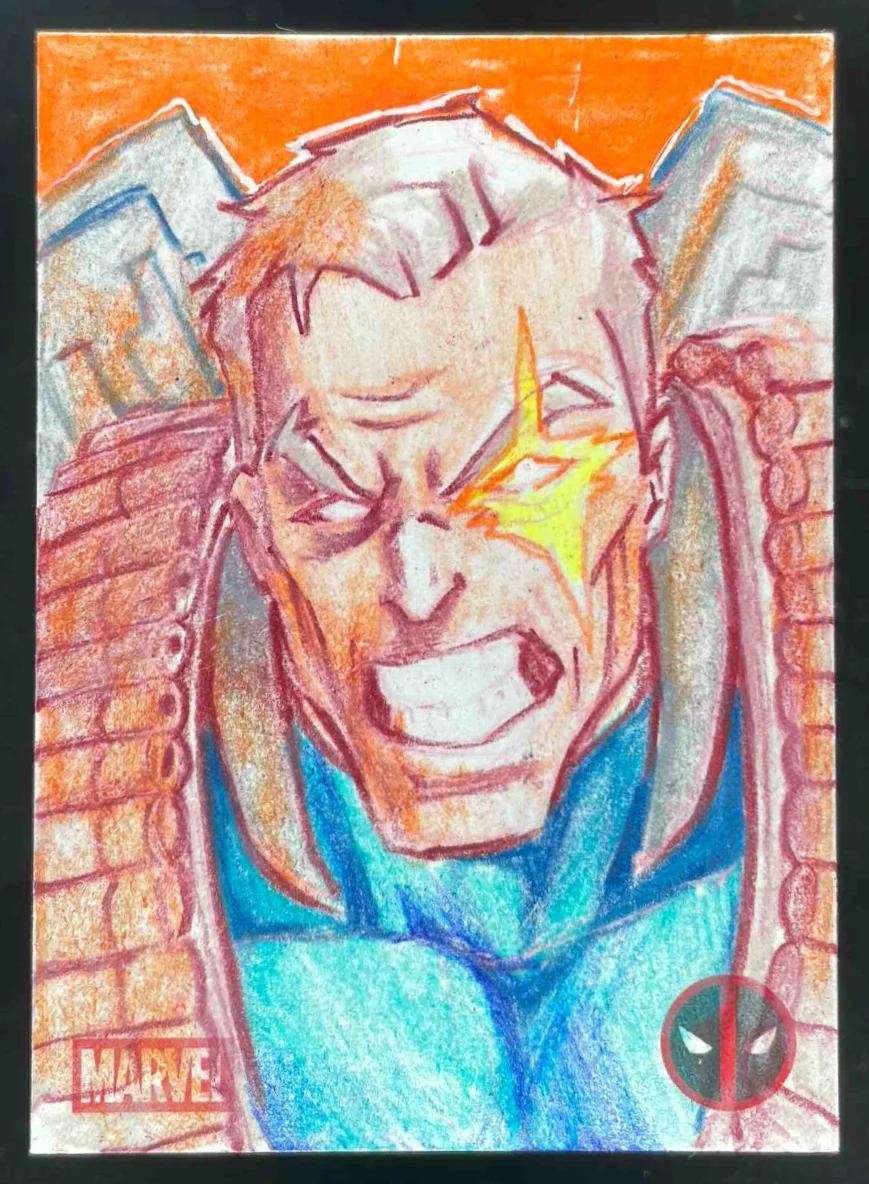 2025 Topps Chrome Deadpool Sketch Card Artist Autograph Jason Rodriguez Auto 1/1