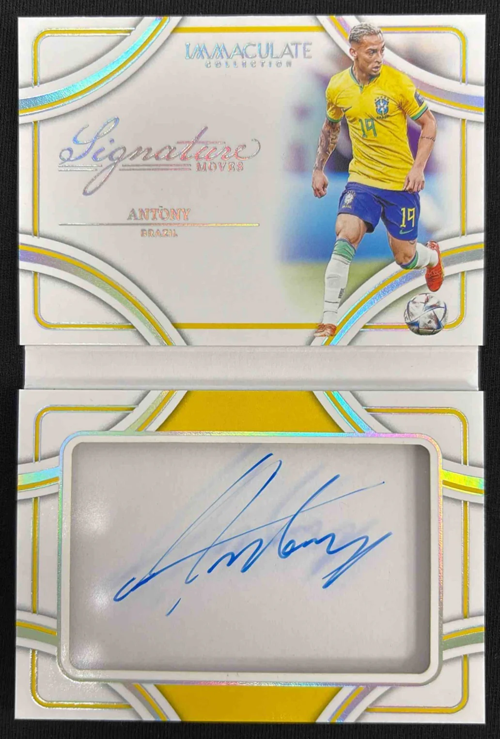 2024-25 Panini Immaculate Collection Signature Moves Booklets #1 Antony Auto /99