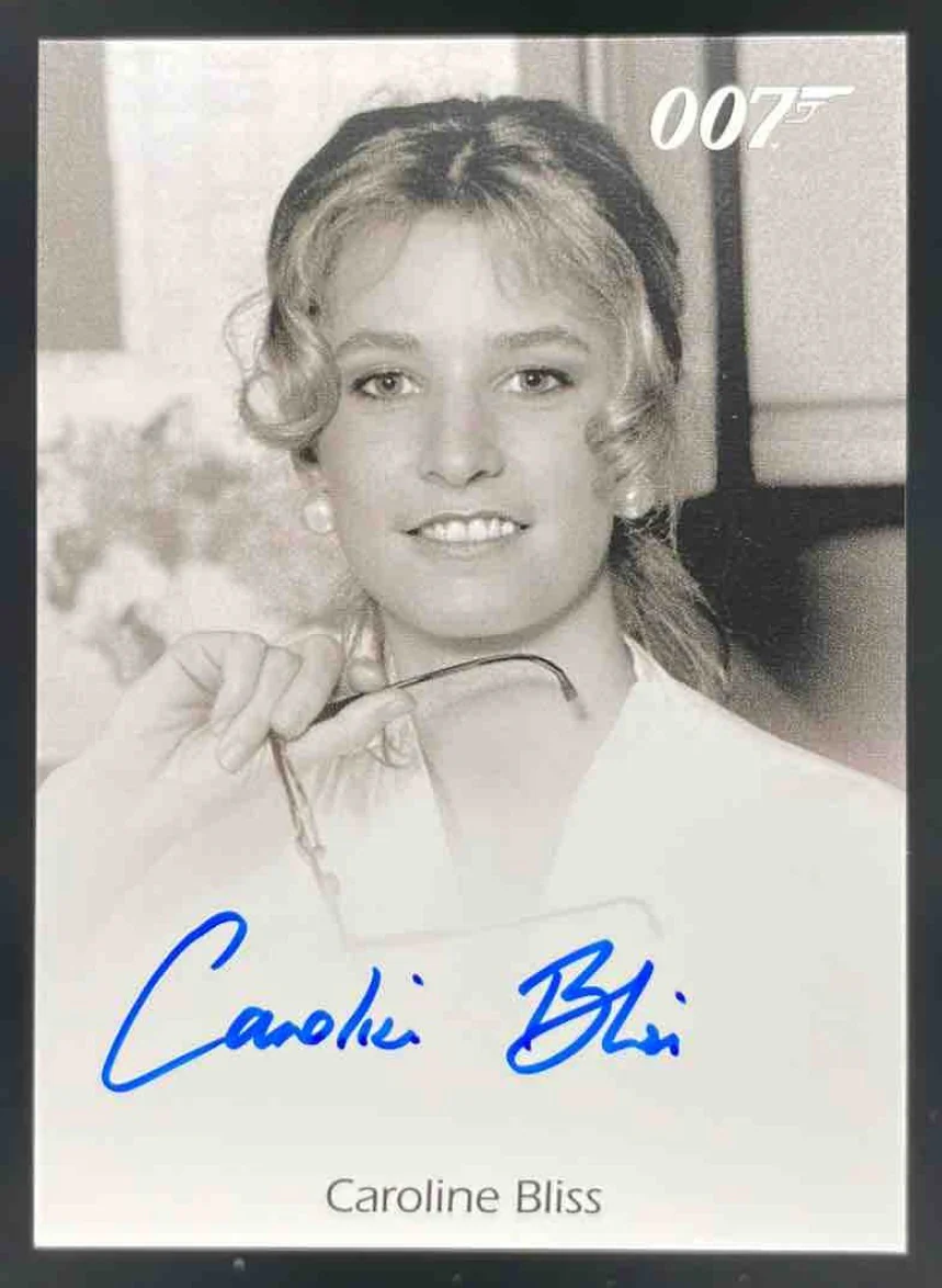 2015 The Living Daylights Autographs Caroline Bliss as Miss Moneypenny Auto