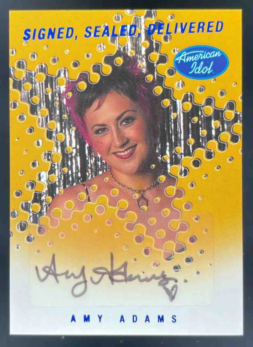2004 Fleer American Idol Season 3 Signed Sealed Delivered #SSD-AA Amy Adams Auto