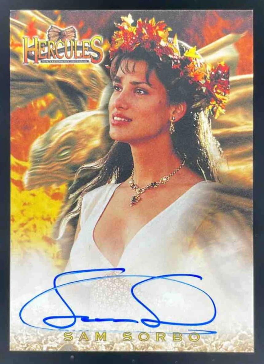 2000 Hercules Autograph #A2 Sam Sorbo as Serena Auto