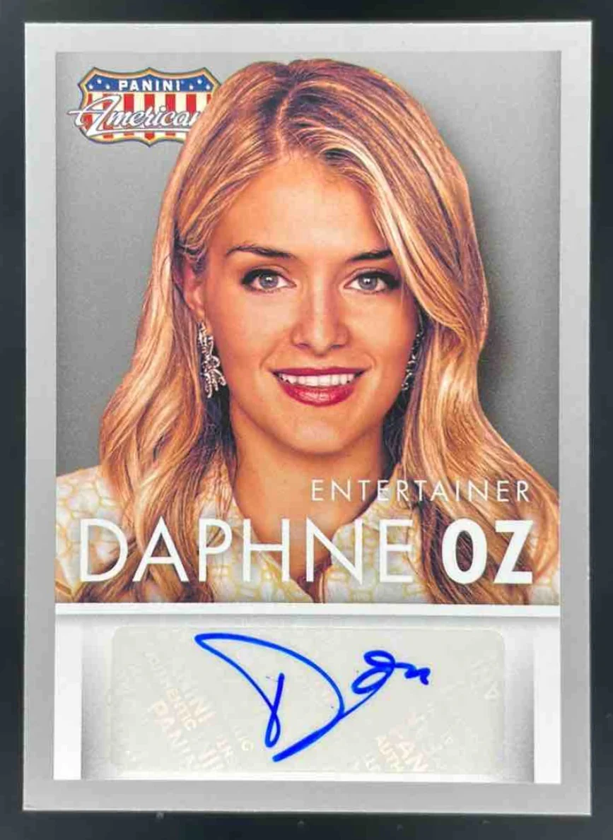 2015 Panini Americana Silver Autograph Daphne Oz Auto