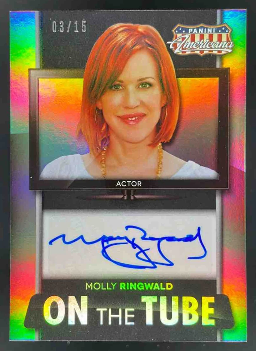 2015 Panini On The Tube Autograph #MS-MOL Molly Ringwald Auto /15