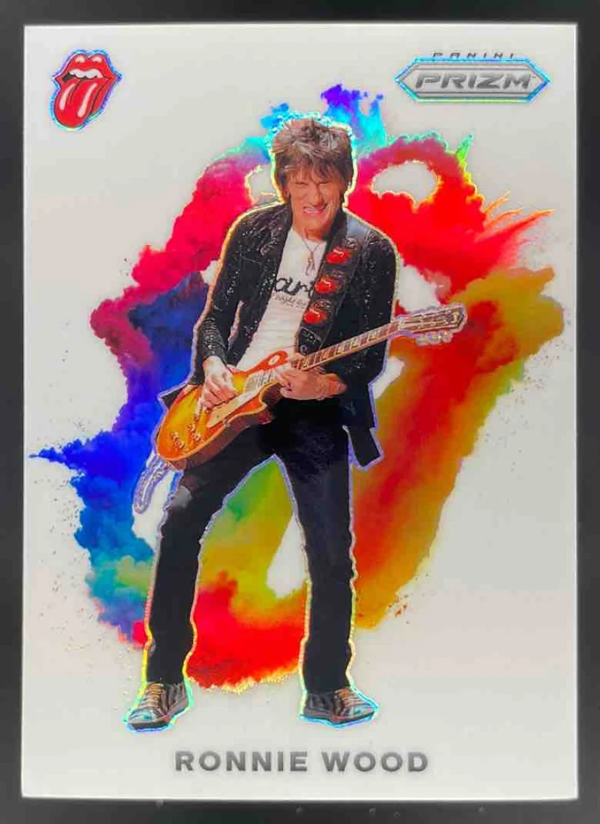 2025 Panini Prizm The Rolling Stones Color Blast #3 Ronnie Wood SSP