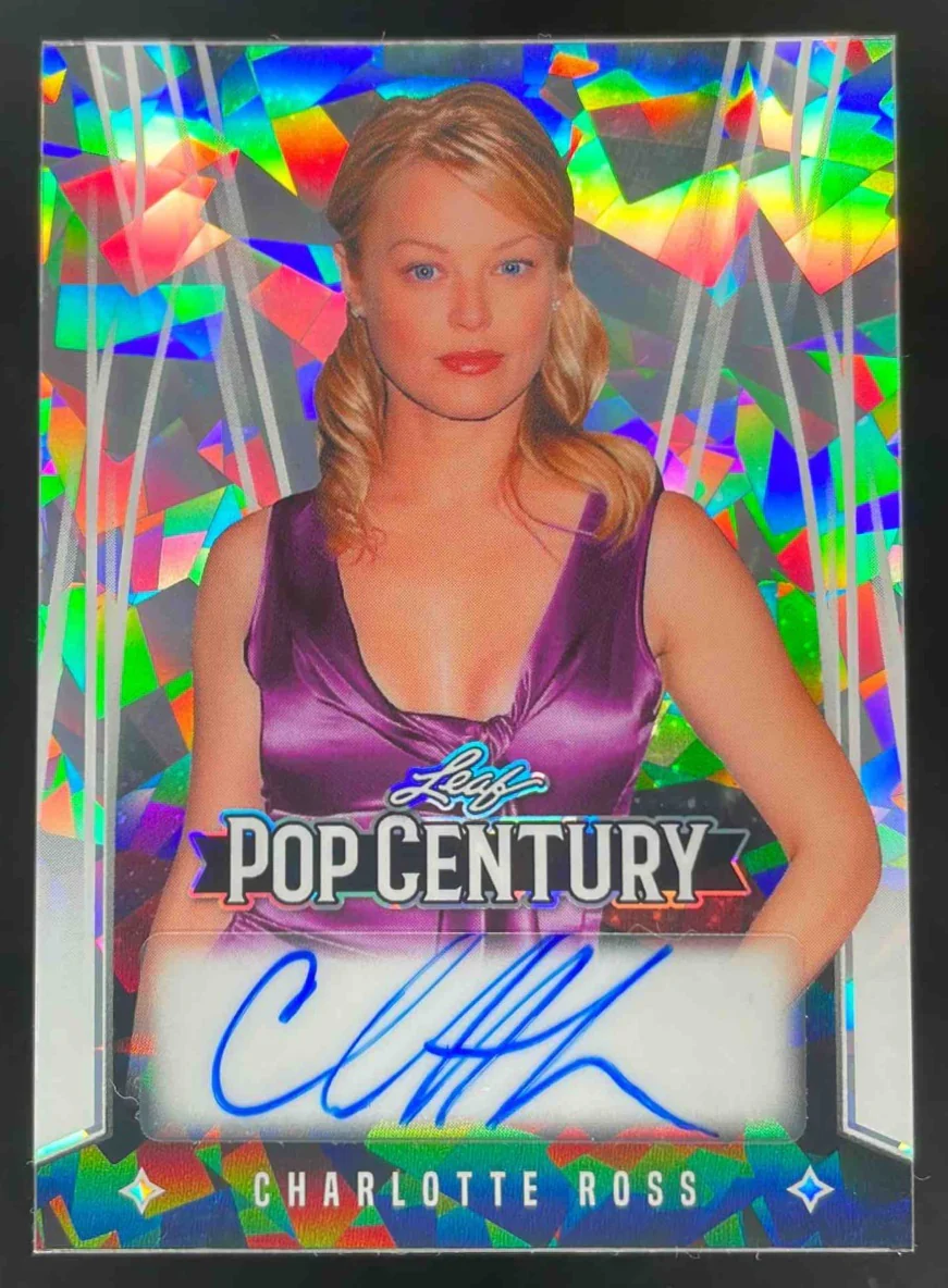 2025 Leaf Metal Pop Century Crystal Silver #BA-CR3 Charlotte Ross Auto /10