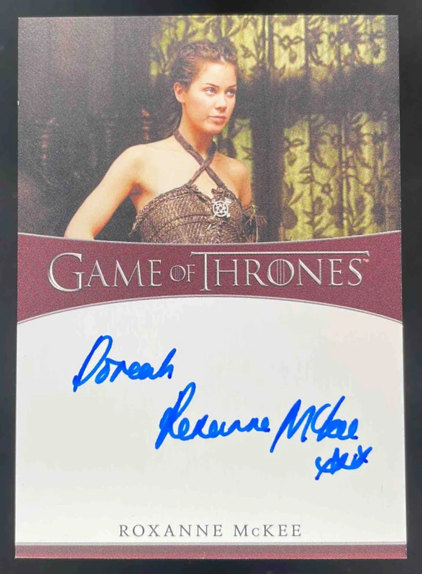 2019 Game of Thrones Autograph Roxanne McKee as Doreah Auto