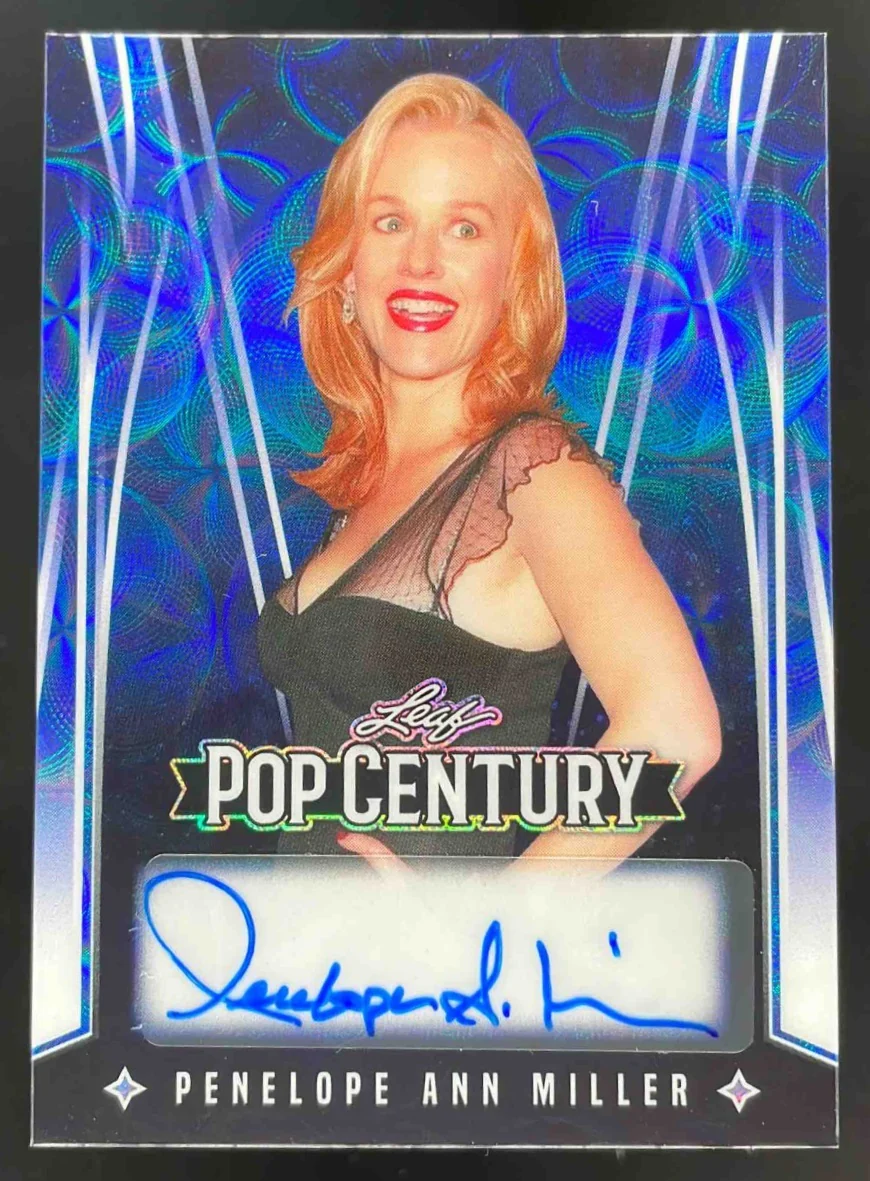 2025 Leaf Metal Pop Century Kaleidoscope Blue Penelope Ann Miller Auto 1/1