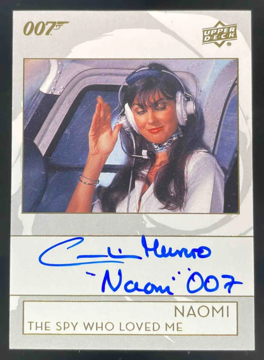 2019 Upper Deck James Bond Collection Inscriptions #A-CM Caroline Munro Auto