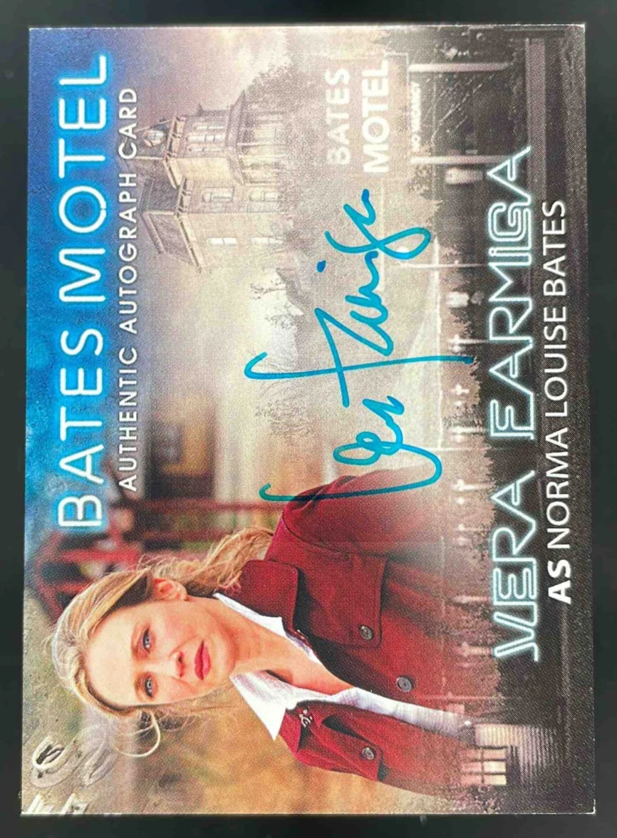 2015 Breygent Bates Motel Autograph Vera Farmiga as Norma Louise Auto