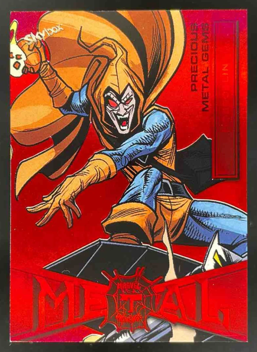 2021 Skybox Metal Universe Marvel Precious Metal Gems Red #32 Hobgoblin /100