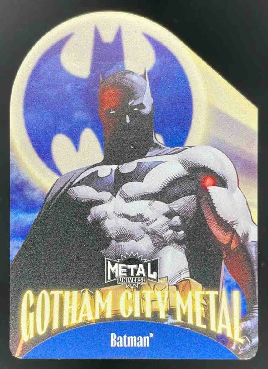 2025 Skybox Metal Universe Batman Gotham City Metal #GM-9 Batman