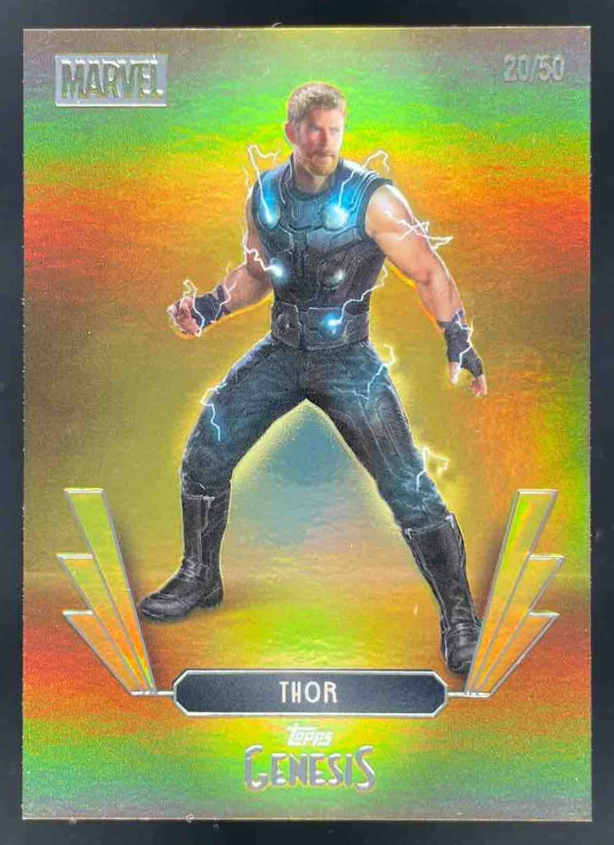 2025 Topps Disney Genesis Gold Foil #84 Thor /50