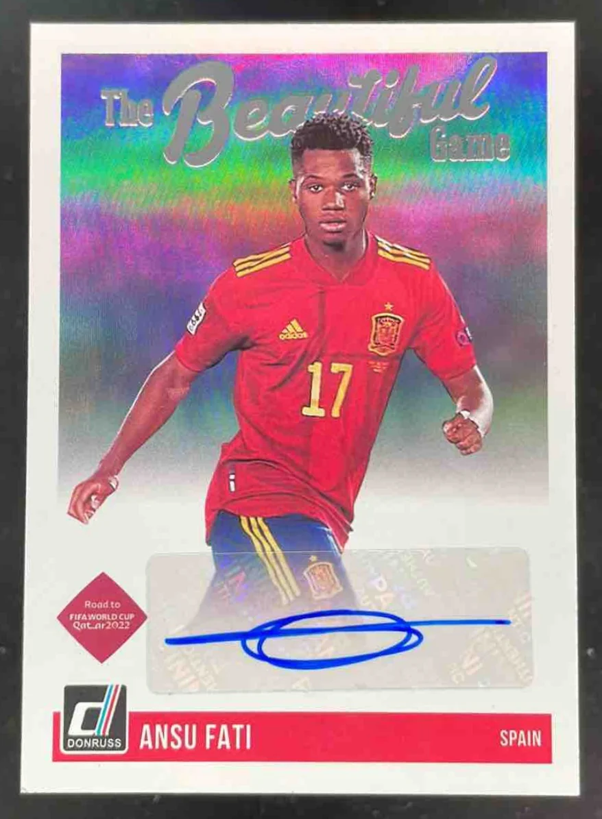 2021 Panini Donruss Beautiful Game Autographs #BG-AF Ansu Fati Auto