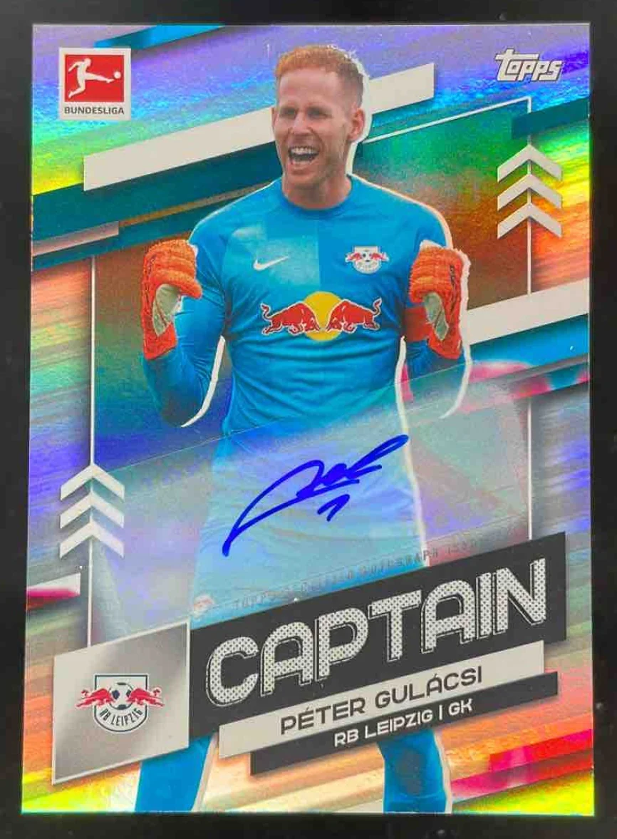 2022 Topps Bundesliga Captain Autograph #TC-PG Peter Gulacsi Auto