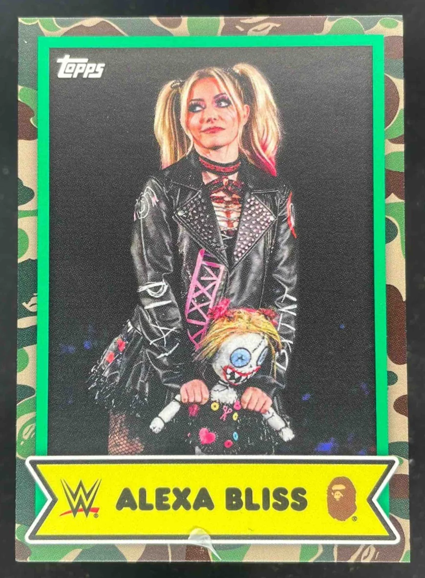 2025 Topps WWE x Bape Camo #32 Alexa Bliss