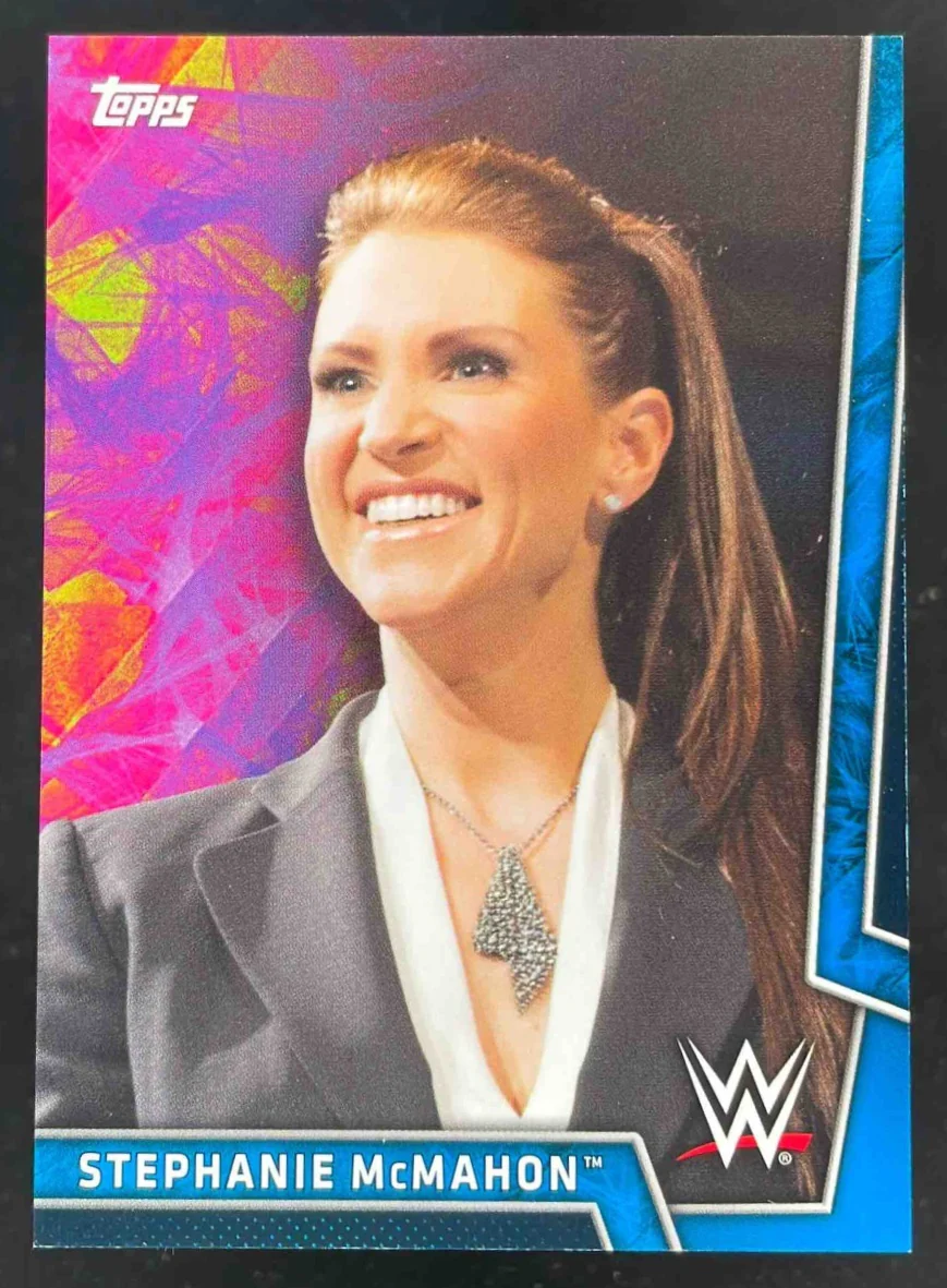 2018 Topps WWE Women's Division Blue #30 Stephanie McMahon /25