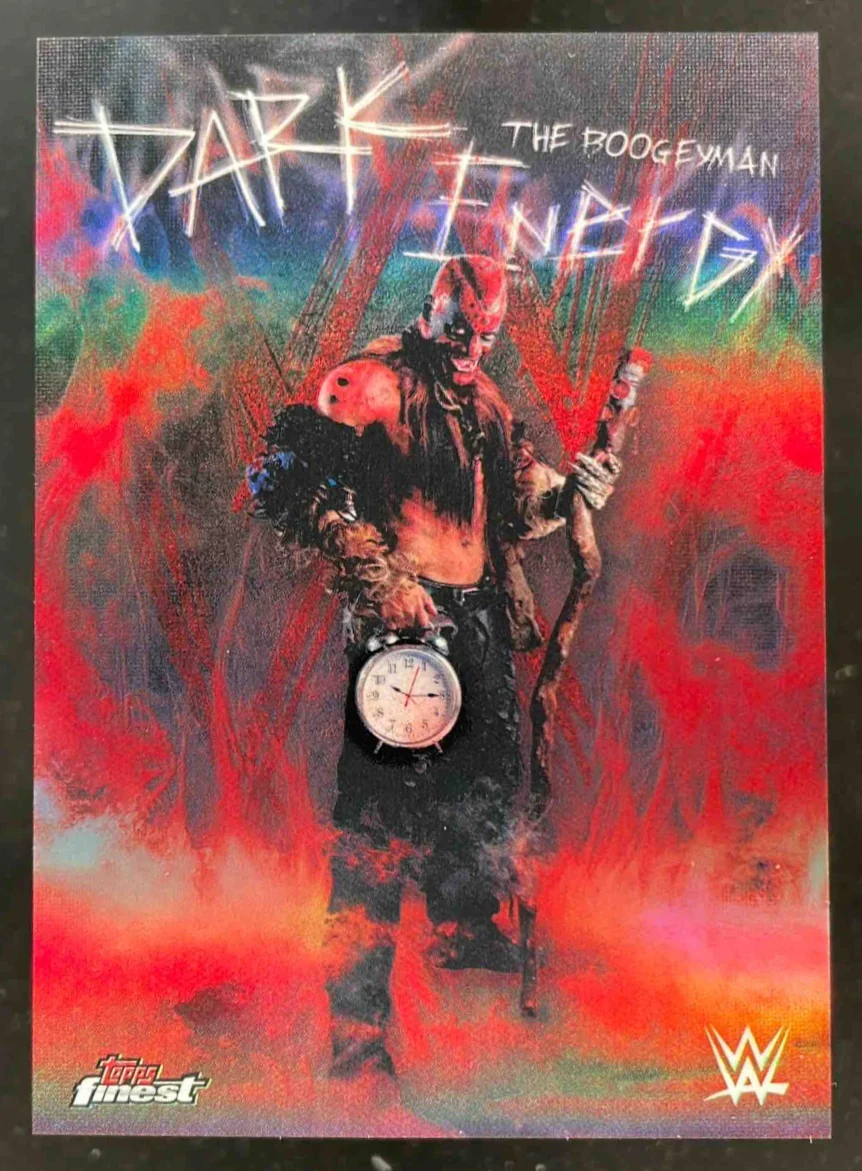 2025 Topps Finest WWE Dark Energy #DE-BGM The Boogeyman