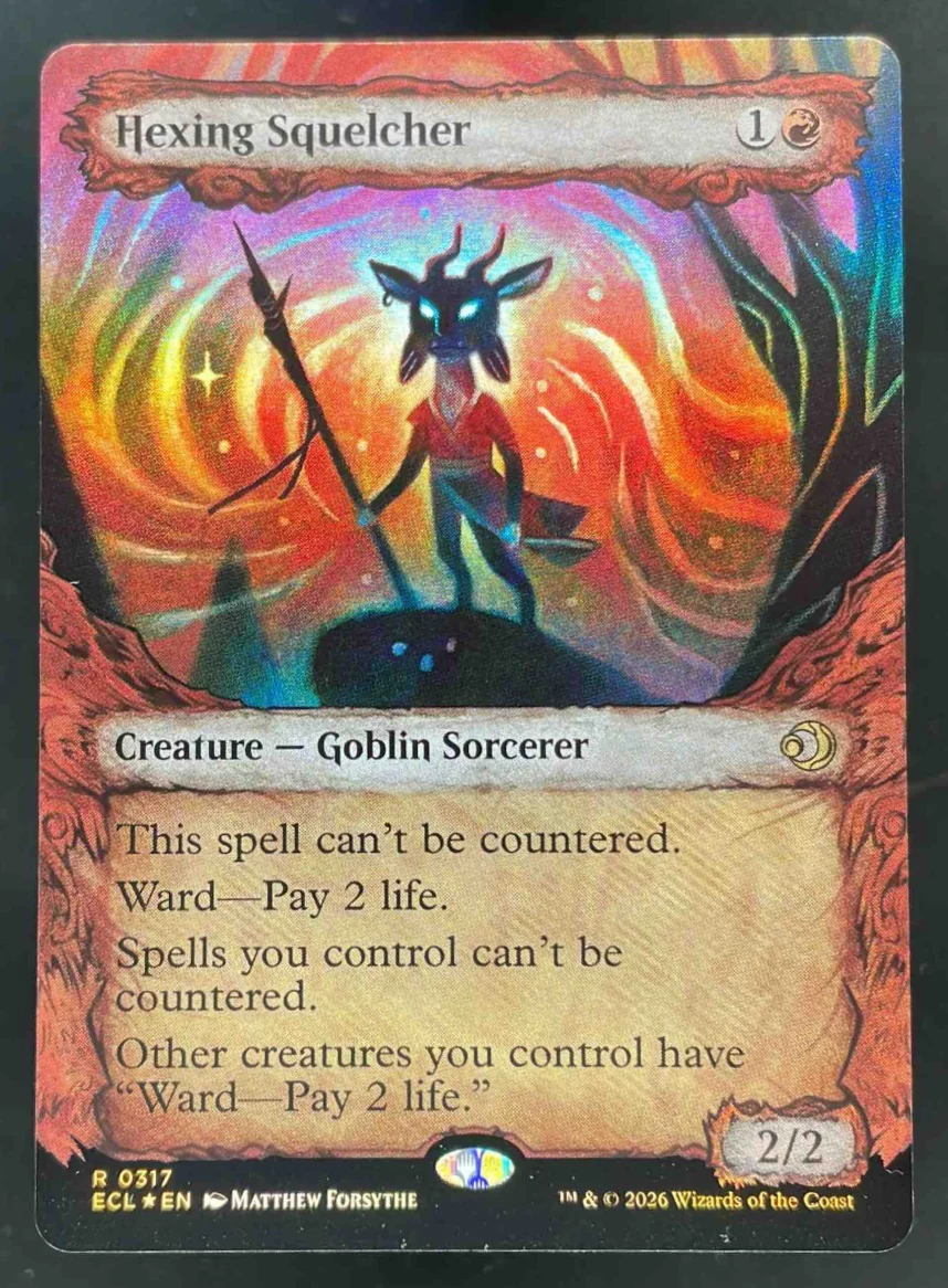 Hexing Squelcher Showcase - Lorwyn Eclipsed ECL Magic The Gathering
