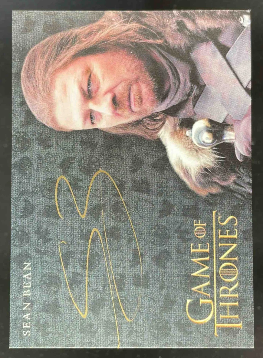 2016 Game of Thrones Autograph Sean Bean as Lord Eddard Ned Stark Auto