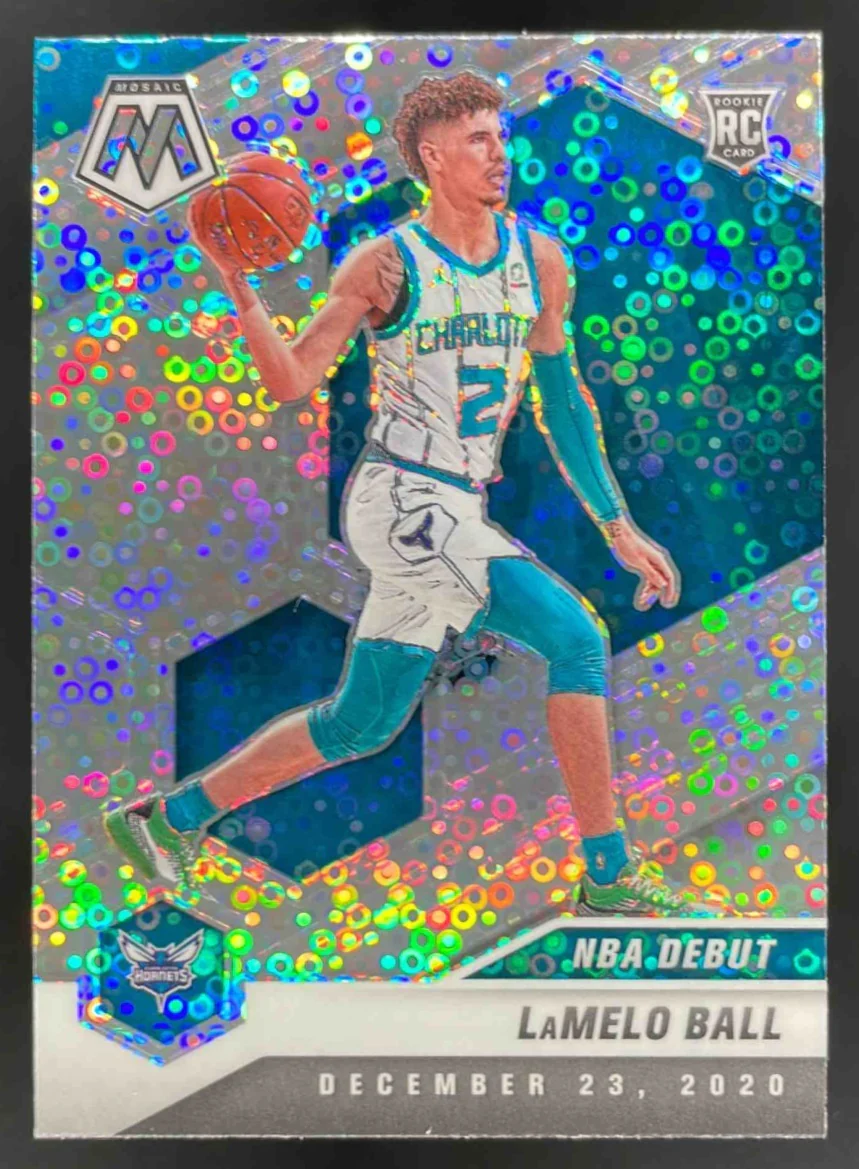 2020-21 Panini Mosaic Fast Break Silver #262 LaMelo Ball NBA Debut RC