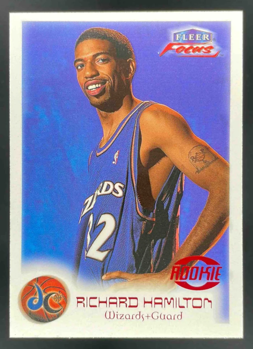 1999-00 Fleer Focus #112 Richard Hamilton RC Rookie /3000