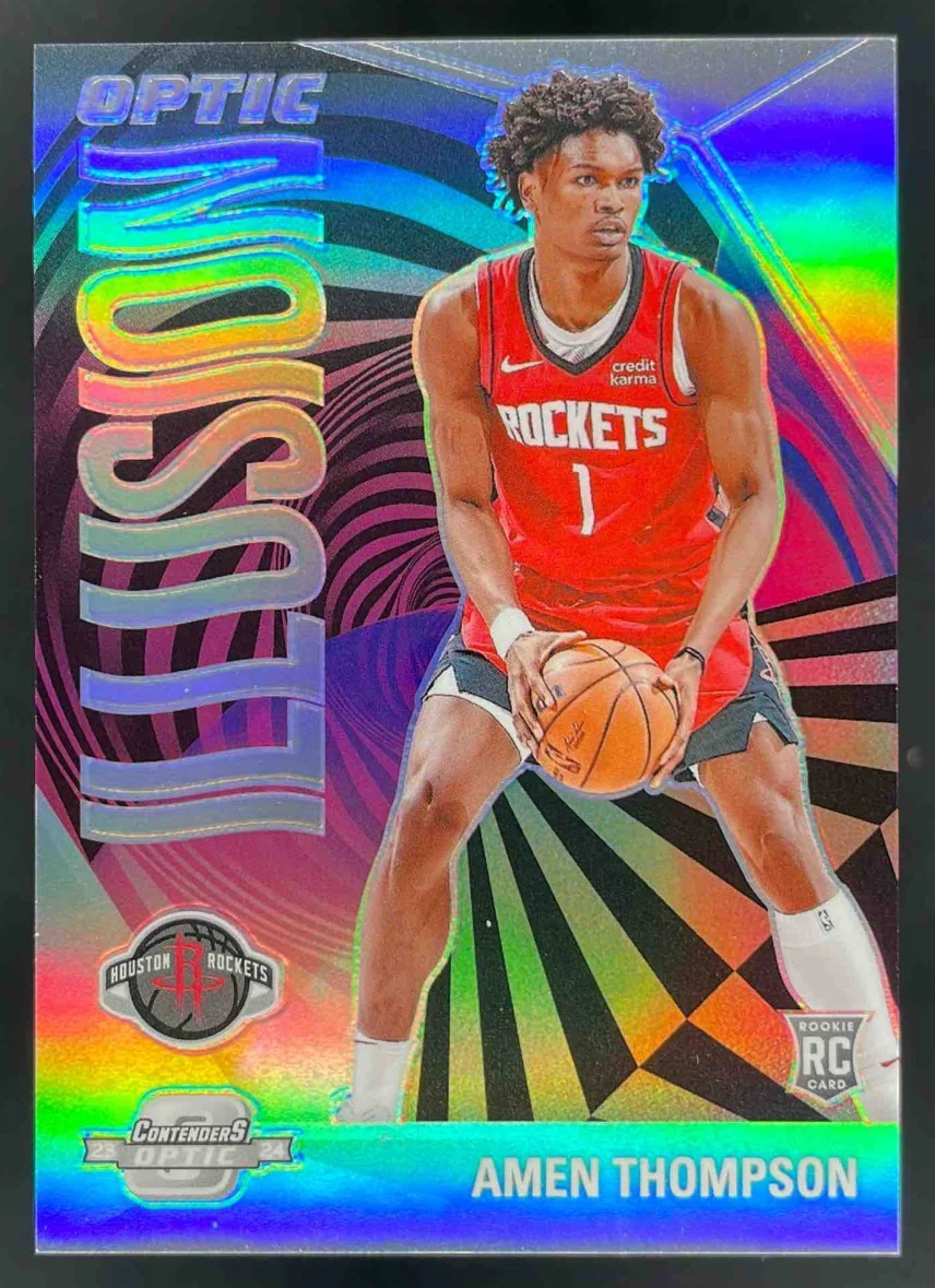 2023-24 Panini Contenders Optic Illusion #9 Amen Thompson