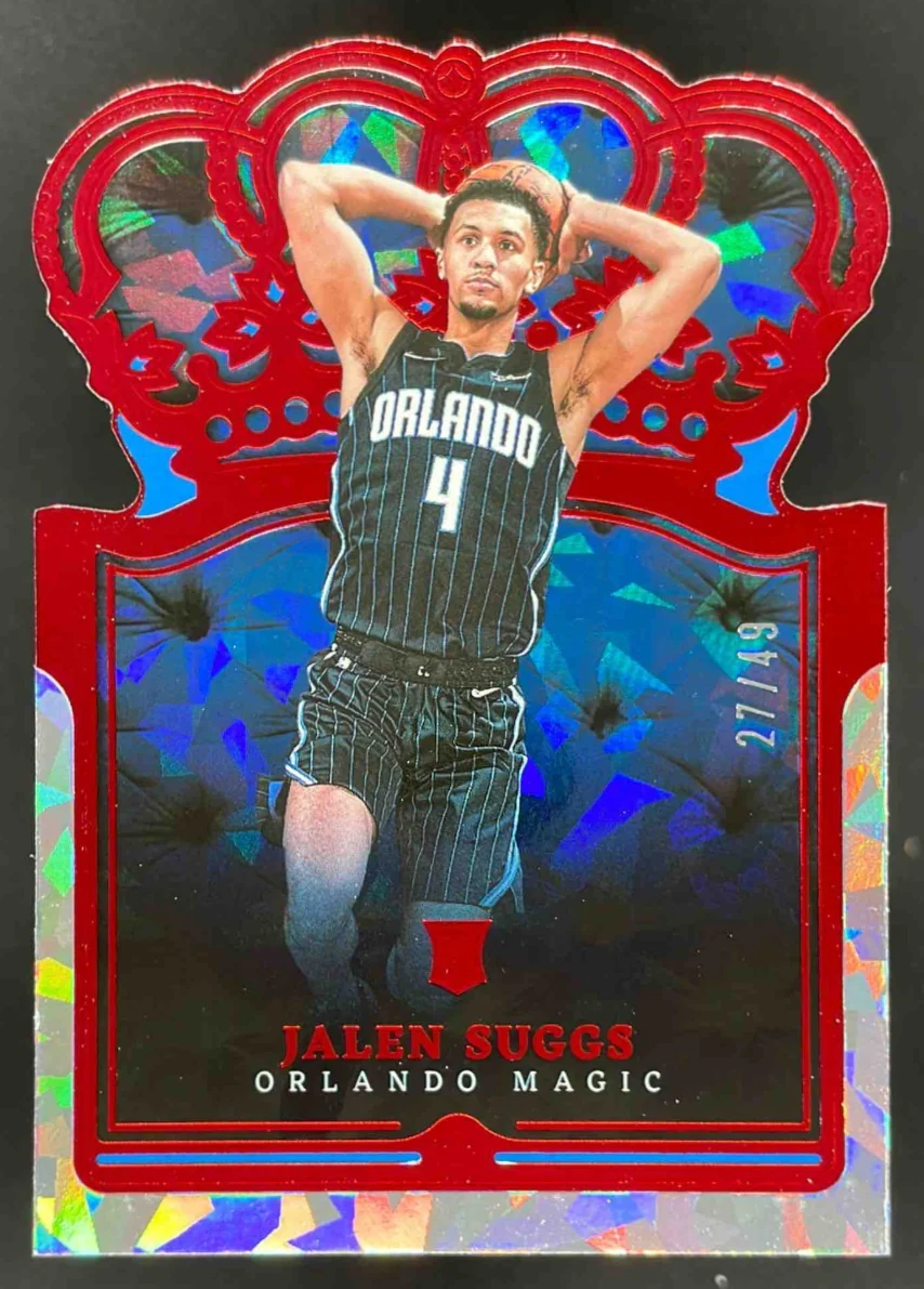 2021-22 Panini Crown Royale Crystal Red #1 Jalen Suggs RC /49