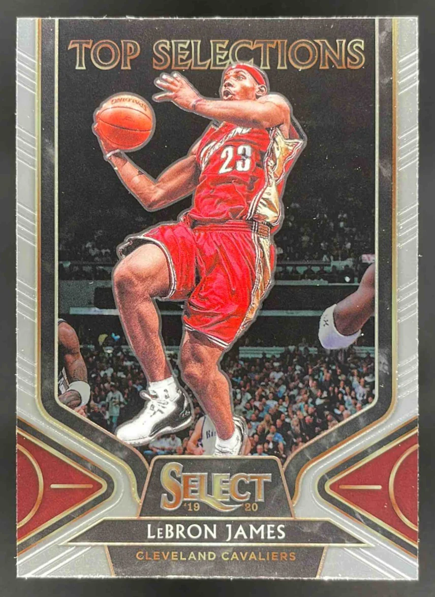 2019-20 Panini Select Top Selections #10 LeBron James