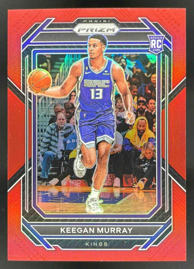 2022-23 Panini Prizm Prizms Red #245 Keegan Murray RC /299