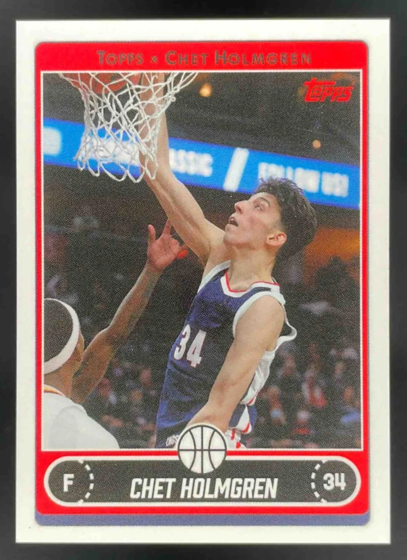 2022-23 Topps Chet Holmgren Art Collection Retro #C12 Chet Holmgren RC