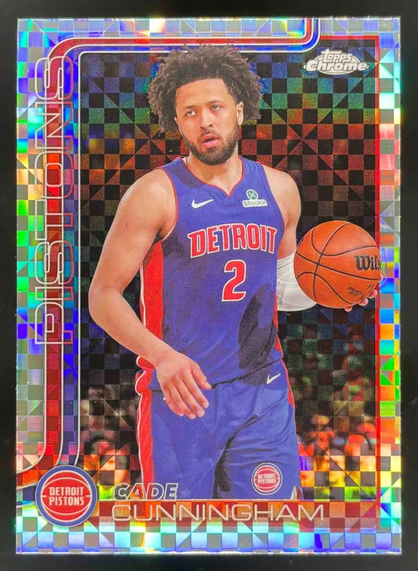 2025-26 Topps Chrome X-Fractor #88 Cade Cunningham