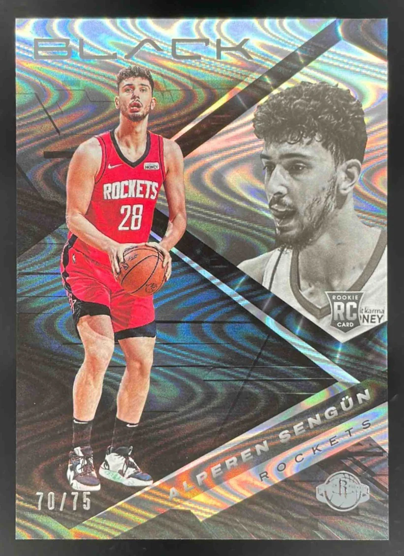 2021-22 Panini Black Silver #81 Alperen Sengun RC /75
