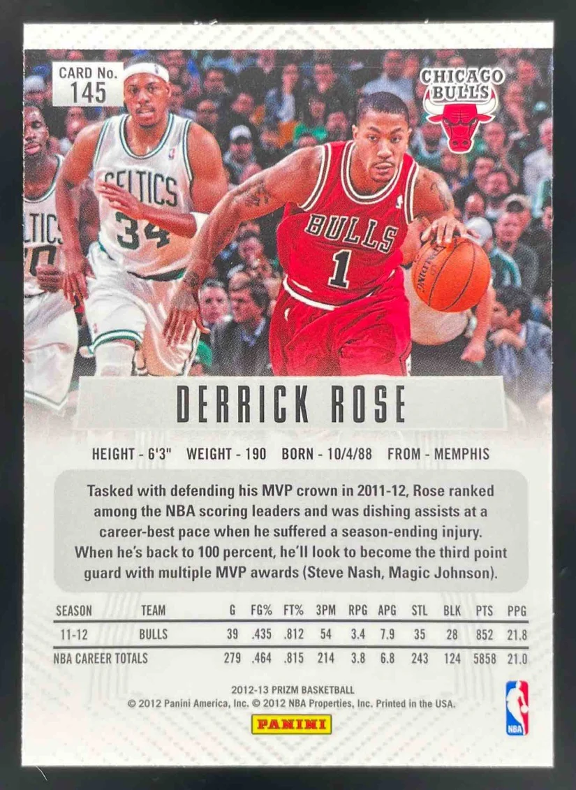 2012-13 Panini Prizm #145 Derrick Rose - Image 2